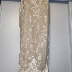 2 piece set crop top and long skirt elegant